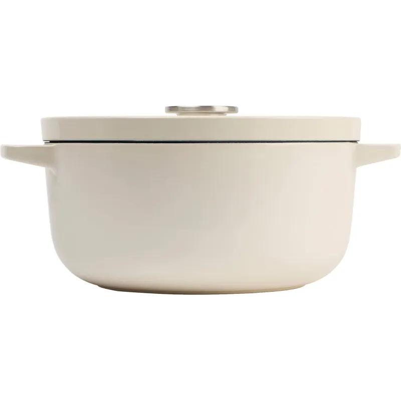 Kitchenaid Støbejernsgryde 22 cm/3,3 liter, almond cream