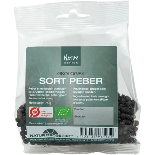 Natur Drogeriet Hel Sort Peber Ø (75 gr)