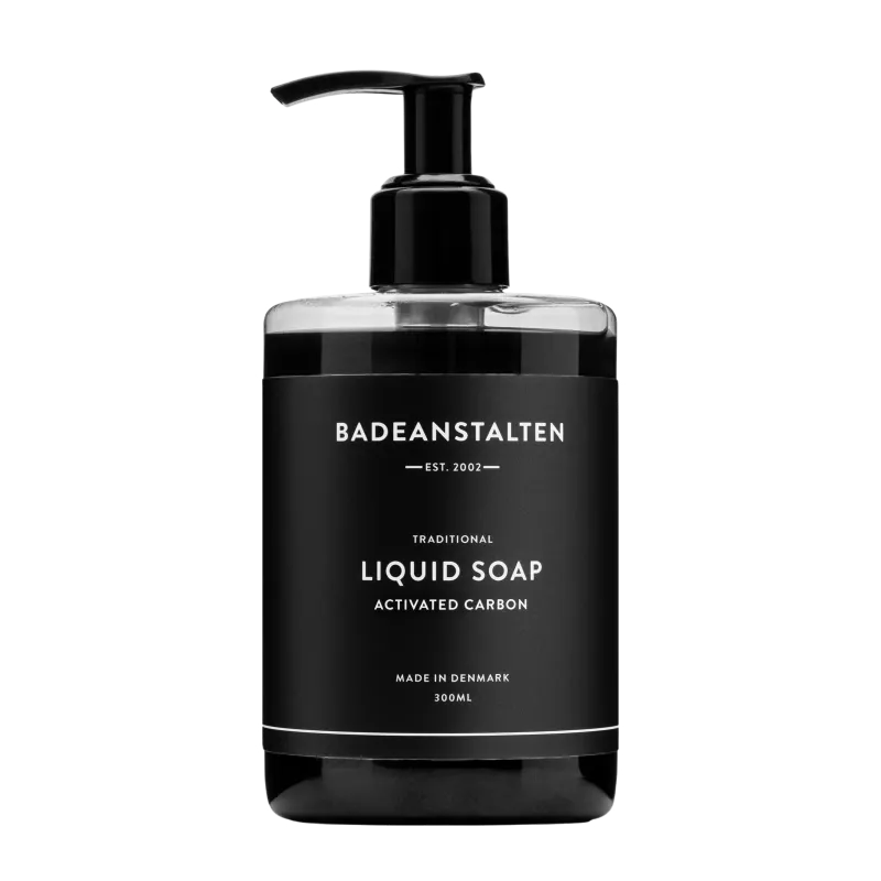 Badeanstalten Flydende Sæbe - Aktivt Kul 300 ml.