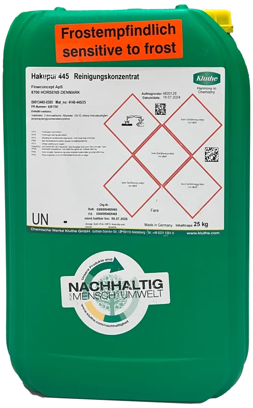 Kluthe Hakupur 445 rensevæske, 25ltr