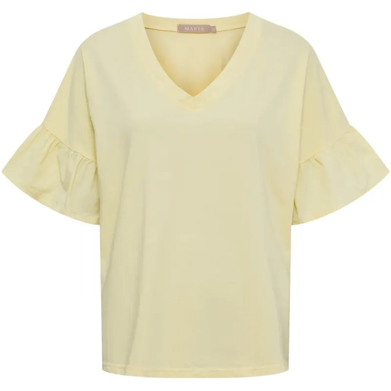 Marta du Chateau dame T-Shirt MdcSabela 26100 - Yellow