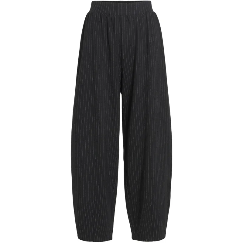VILA dame bukser VIMASTRIBA - Black Beauty PINSTRIPE