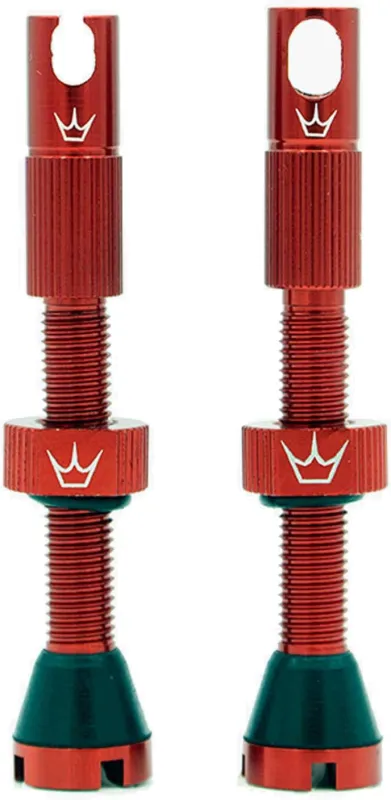 Peaty's x ChrisKing Tubeless  Valves 60mm - Red