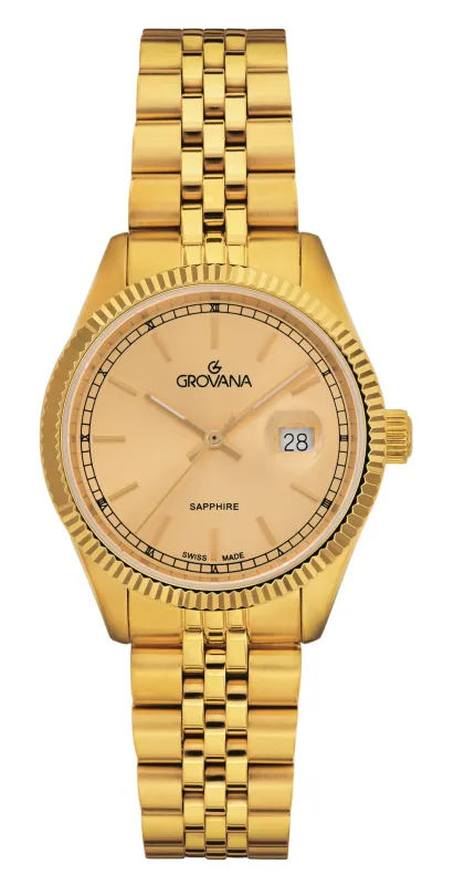 Grovana Kensington Royal Goldtone dameur