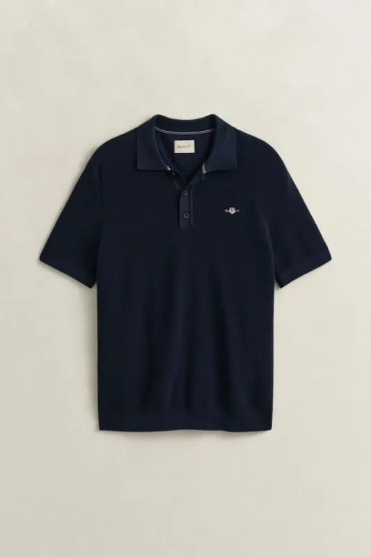 MICRO TEXTURED COTTON SS POLO