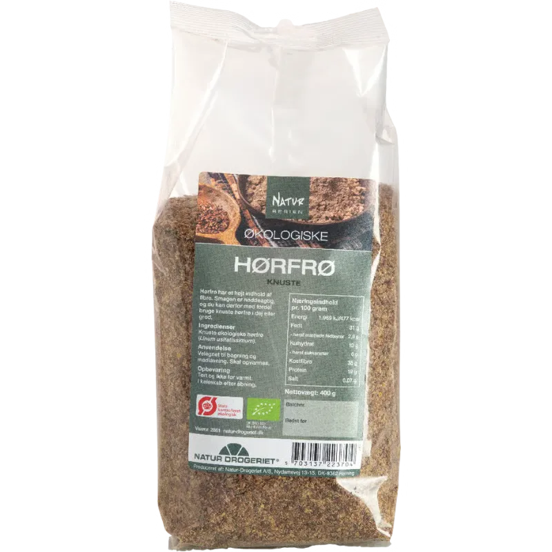 Natur Drogeriet Hørfrø Knuste Ø (400 g)