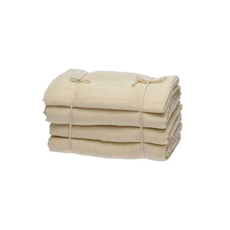 Disana Muslin Stofbleer/Minisvøb - 5 stk. - 80x80cm. - Natural
