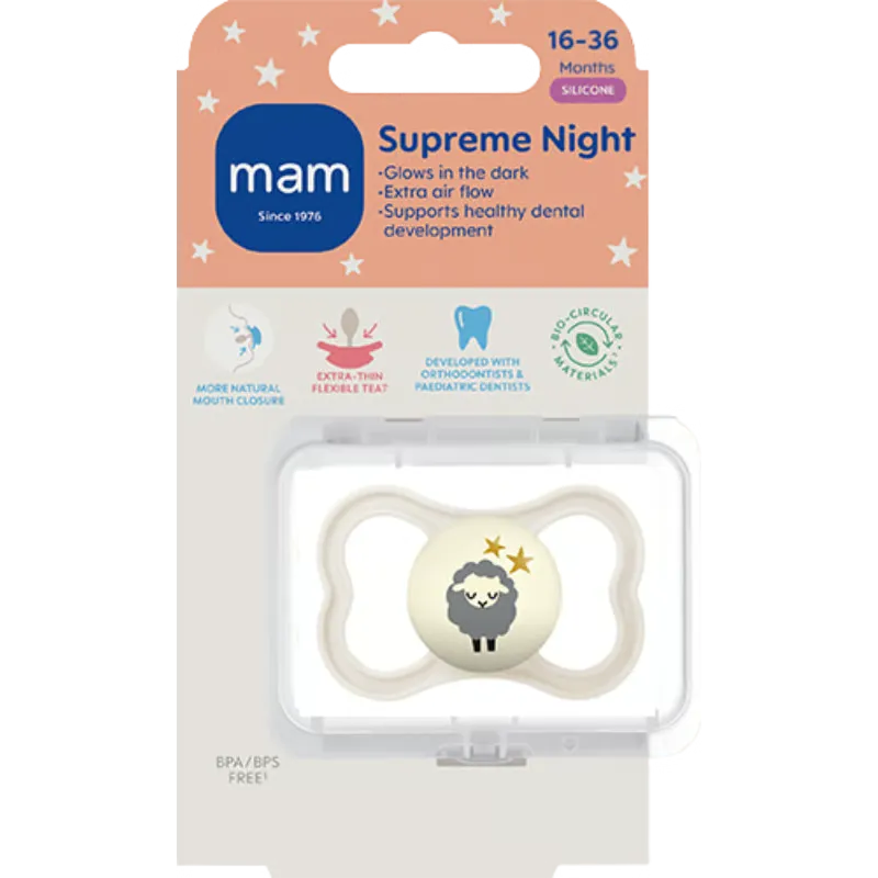 MAM Supreme Night 16-36m Silk Neutral (1 stk)