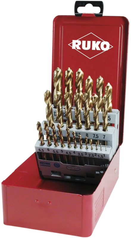 Spiralborsæt HSSG TiN 1-13×0,5mm st