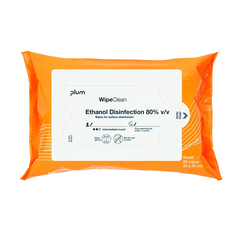 Plum WipeClean Overfladedesinfektion Small (25 stk)