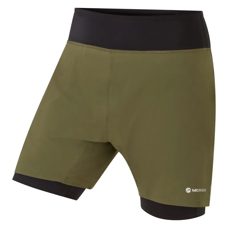 Montane Dragon Twin Skin Shorts, herre, grøn
