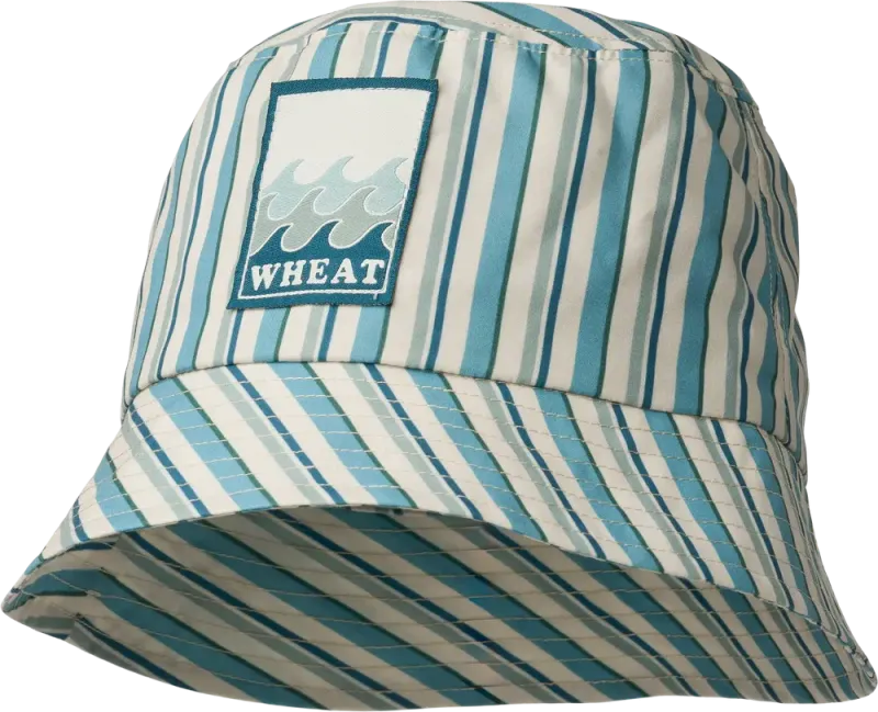 Tilo Badge Bøllehat - Aqua Stripe - 52-53CM