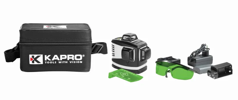 KAPRO 883GB Prolaser 3D All-Lines Krydslaser grøn 360° streger