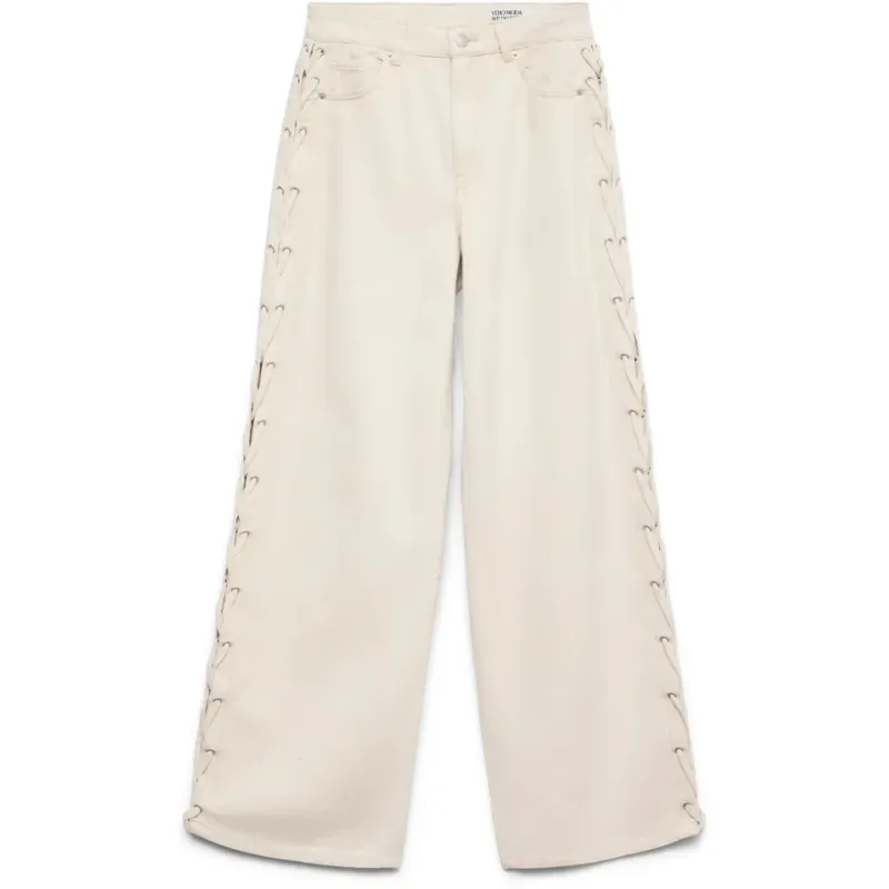 VERO MODA dame jeans VMRAE - Ecru