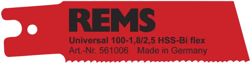 REMS rør-bajonetsavklinge uni 100-1,8/2,5 5/pk