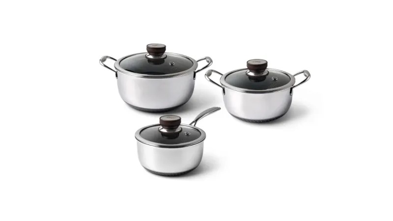 Fusion Non-stick Sæt Med 3 Gryder (2 l. + 2,8 l. + 5 l.)