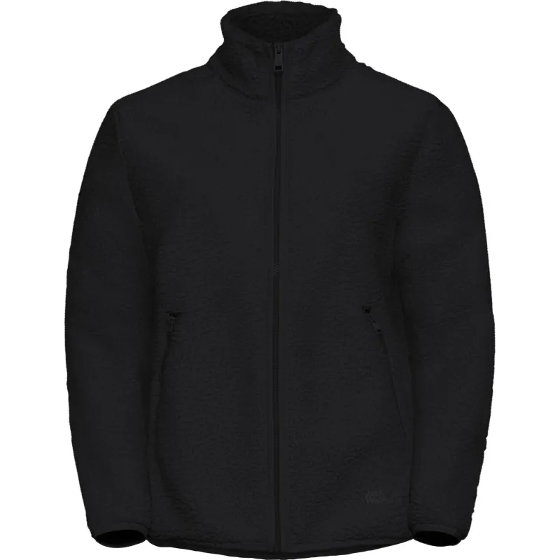Jack Wolfskin High Curl, fleecejakke, dame, sort