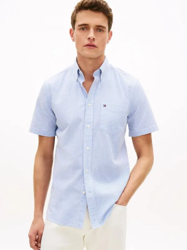 SEERSUCKER BENGAL STRIPE SHIRT