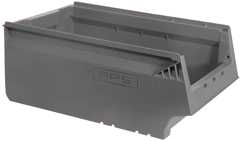 PPS 3071 plukkekasse grå 500×310×200mm 31ltr