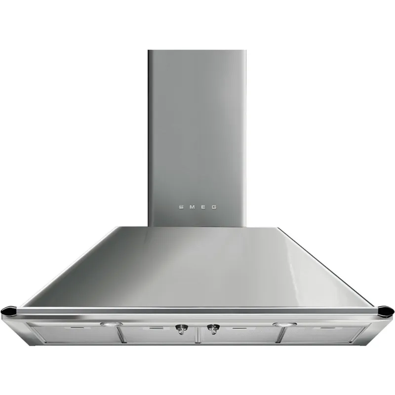 Smeg KTR110XE 110 cm vægmonteret emhætte i rustfrit stål