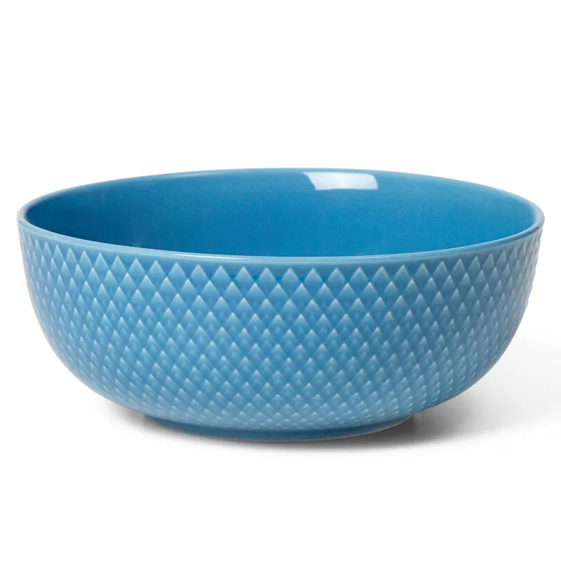 Lyngby porcelæn Rhombe color skål Ø15,5 cm, blå