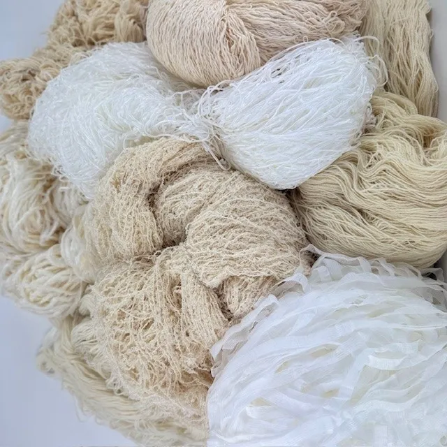 #StopGarnspild Garnpakke - 5 Bundter (2 kg) Hvid