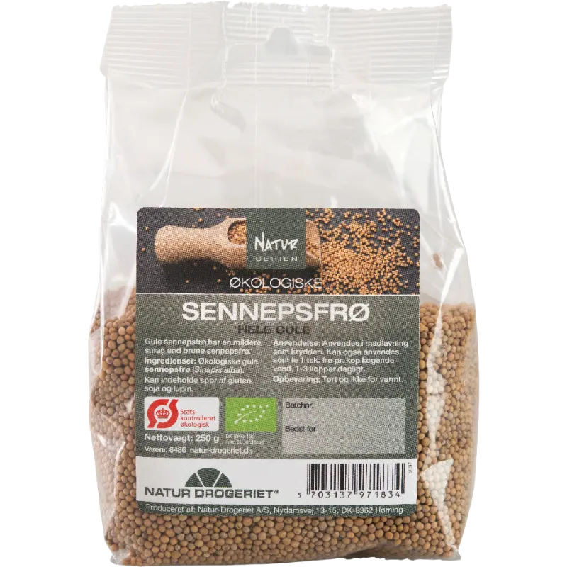 Natur Drogeriet Gule Sennepsfrø Ø (250 g)