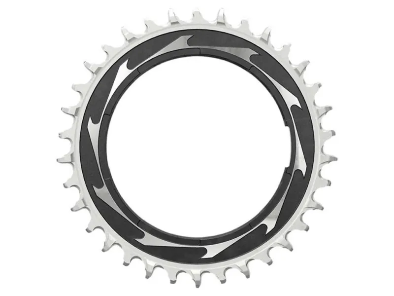 Sram XX SL T-Type klinge - Thread Mount - 12 Speed - 34T - Sølv