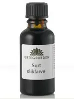 Urtegaarden Sort slikfarve (10 ml)