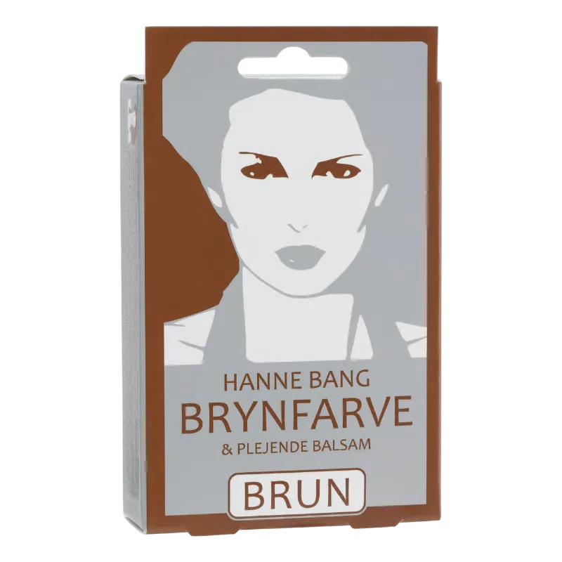 Hanne Bang Brynfarve & Plejende Balsam Sæt Brun (1 sæt)