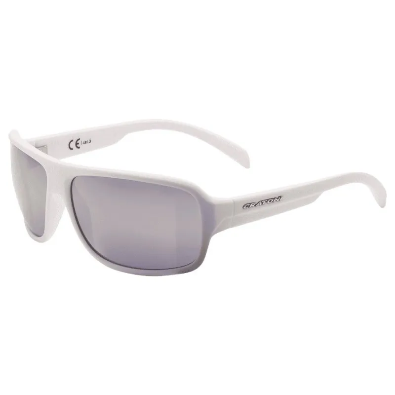 Cratoni C-Ice Color+ Lifestyle Grey-Blue W/ Gold Mirror, solbriller, hvid