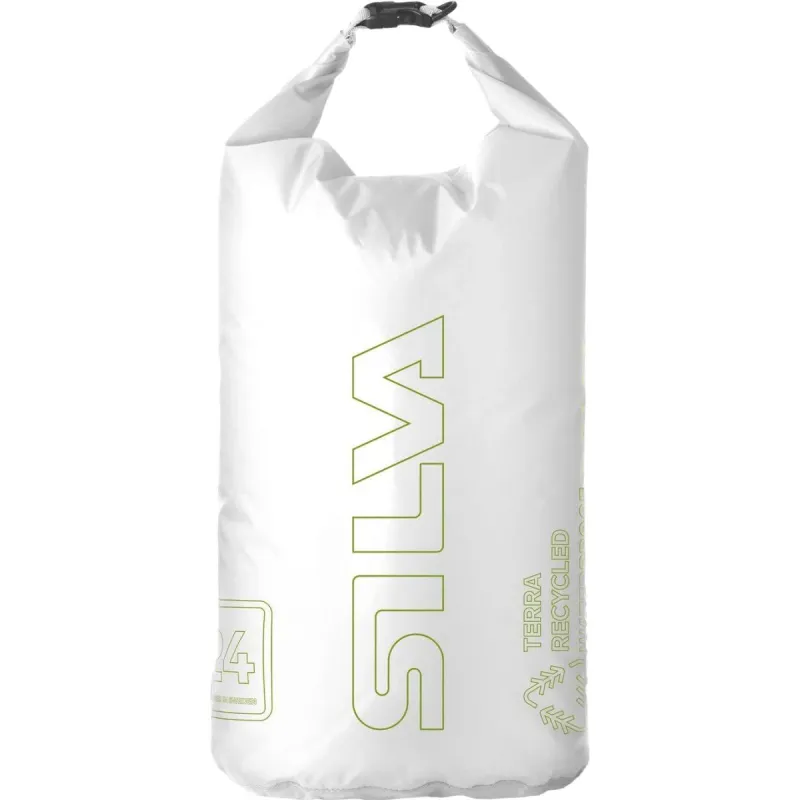 Silva Terra Dry Bag, vandtæt pose, 24L, hvid