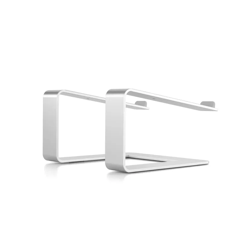 WERGON - Carl - Laptop/MacBook holder  Aluminium/Silikone 10-17" - Sølv