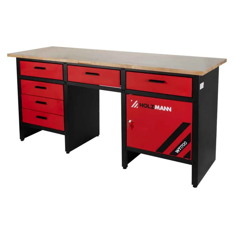 Værkstedfilebænk 1700 x 600 x 815 mm Holzmann WT1700