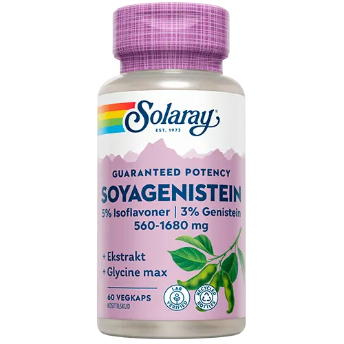 Solaray SoyaGenistein (60 kapsler)
