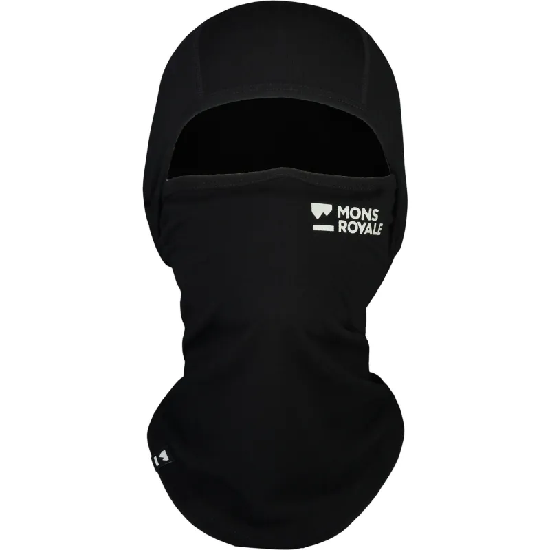 Mons Royale Santa Rosa Merino, balaclava, sort