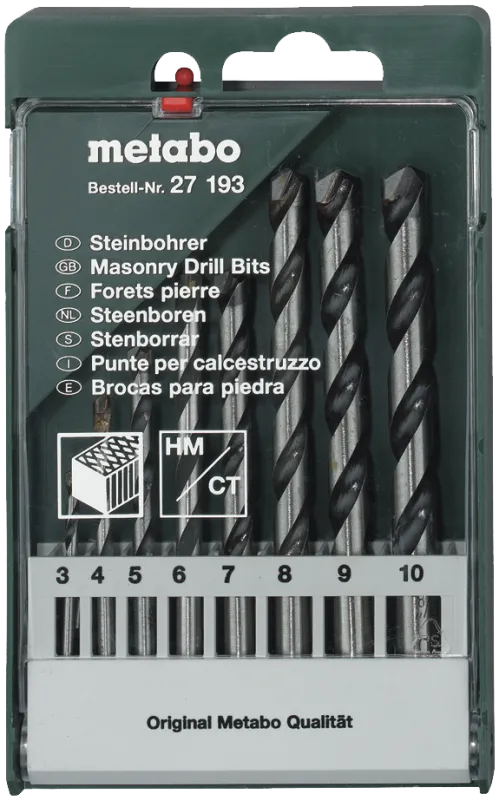 Stenbor HM-belagt sortiment 3-10 mm