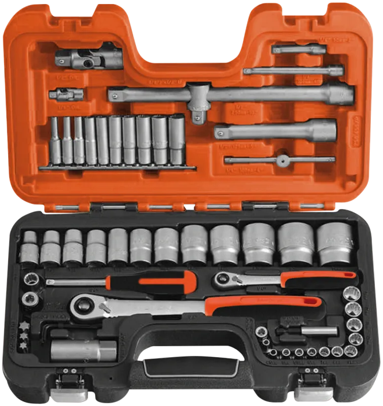 Topnøglesæt mm 1/4"+1/2" firk. S560