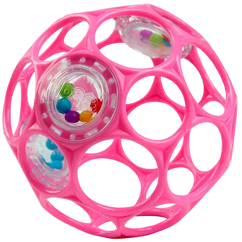 Oball Rattle Pink (1 stk)