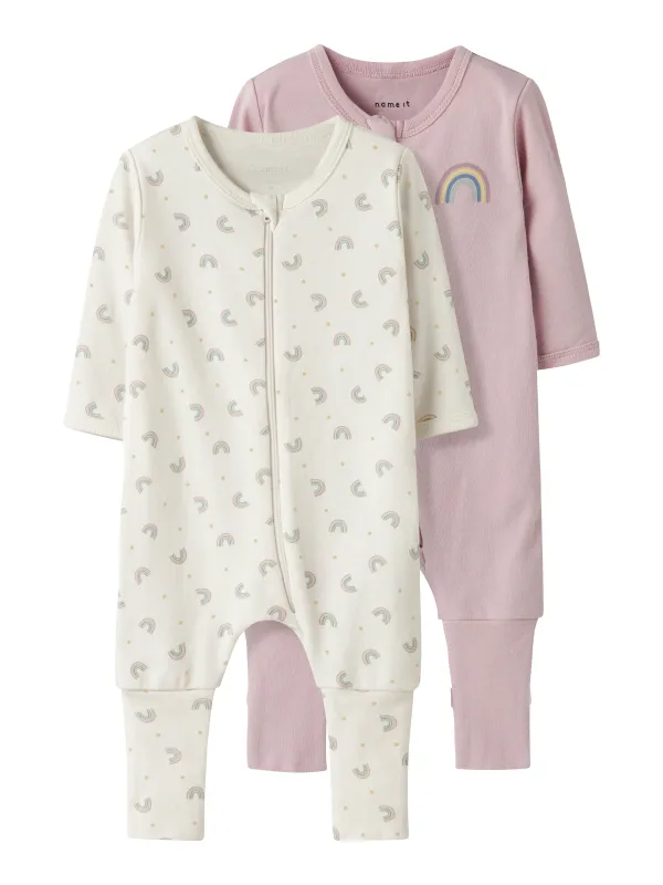 Name It Nightsuit 2 pak Rainbow  - Jet Stream - 50 cm