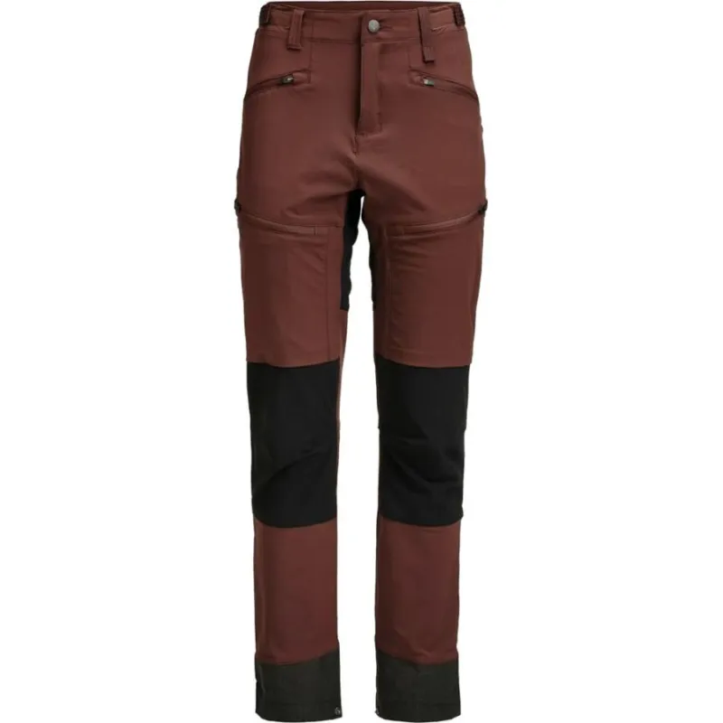 Lundhags Padje Stretch Pant W, vandrebukser, dame, rød/sort