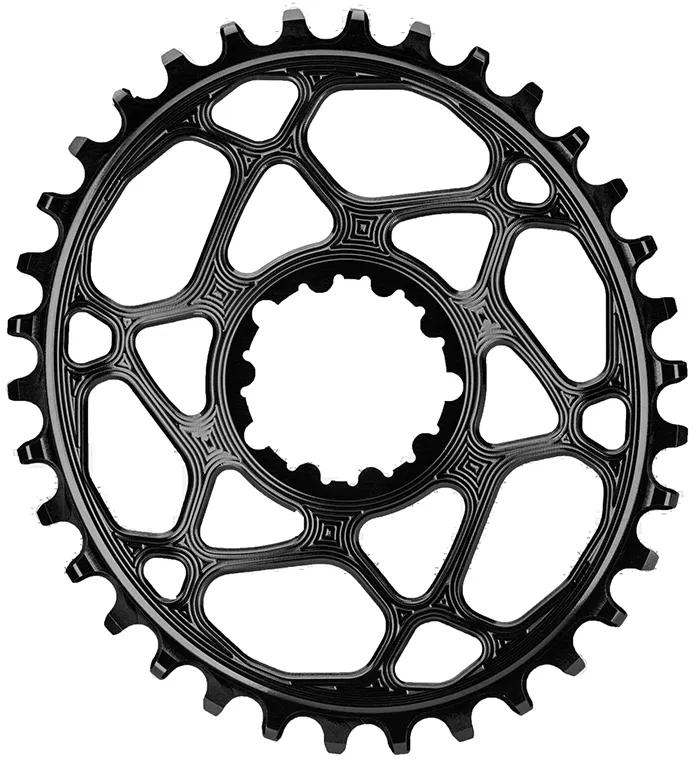 AbsoluteBlack Chainring Direct Mount Singlespeed 36T - Oval - SRAM (Boost) - Sort