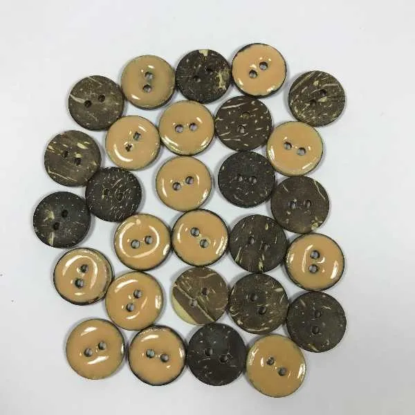 Kokosknapper 23 mm (1stk)  Nougat