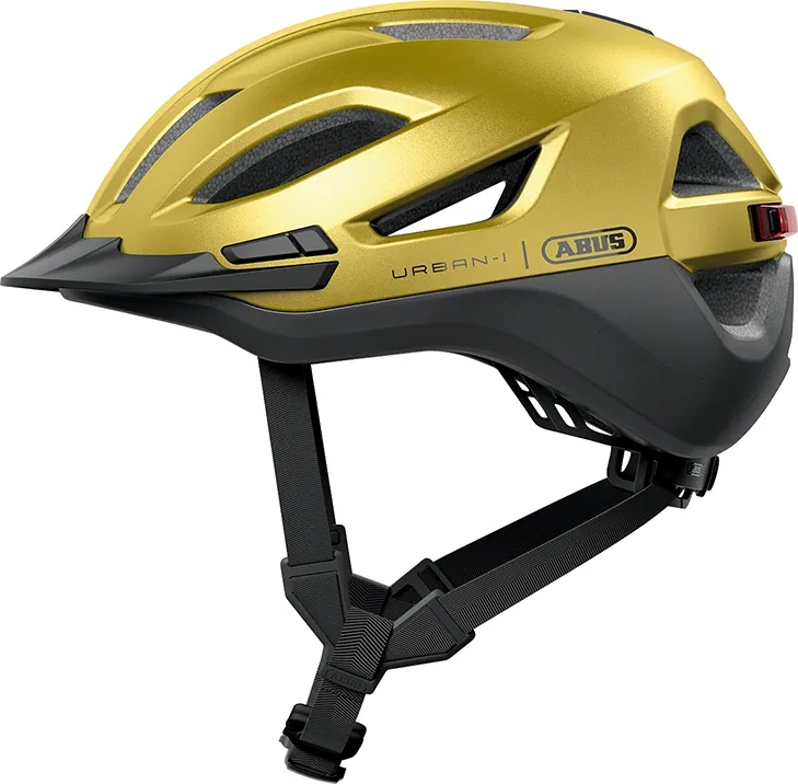 Abus Hjelm Urban-I 4.0 ACE m. LED - Honey Yellow