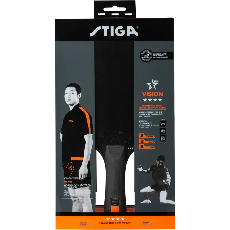 Stiga Vision 4-stjernet Bordtennisbat