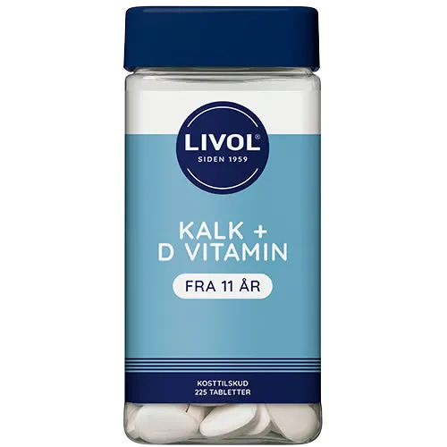 Livol Kalk + D3 (225 stk)