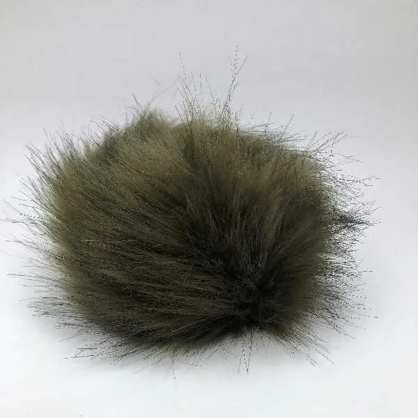 Pompon  Armygrøn, 12 cm