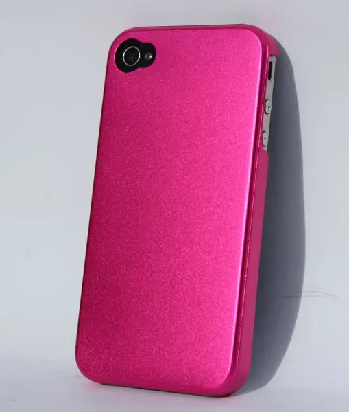 iPhone 4/4S aluminiums cover. Lyserød.