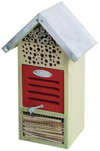 Insekthotel lille med zinktag