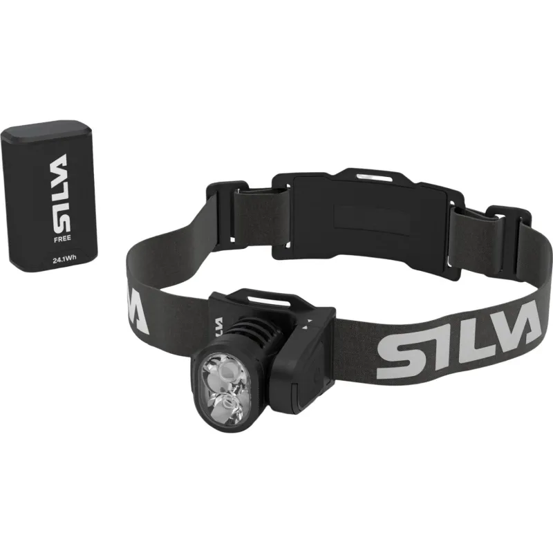 Silva Free 3000 S, pandelampe, sort